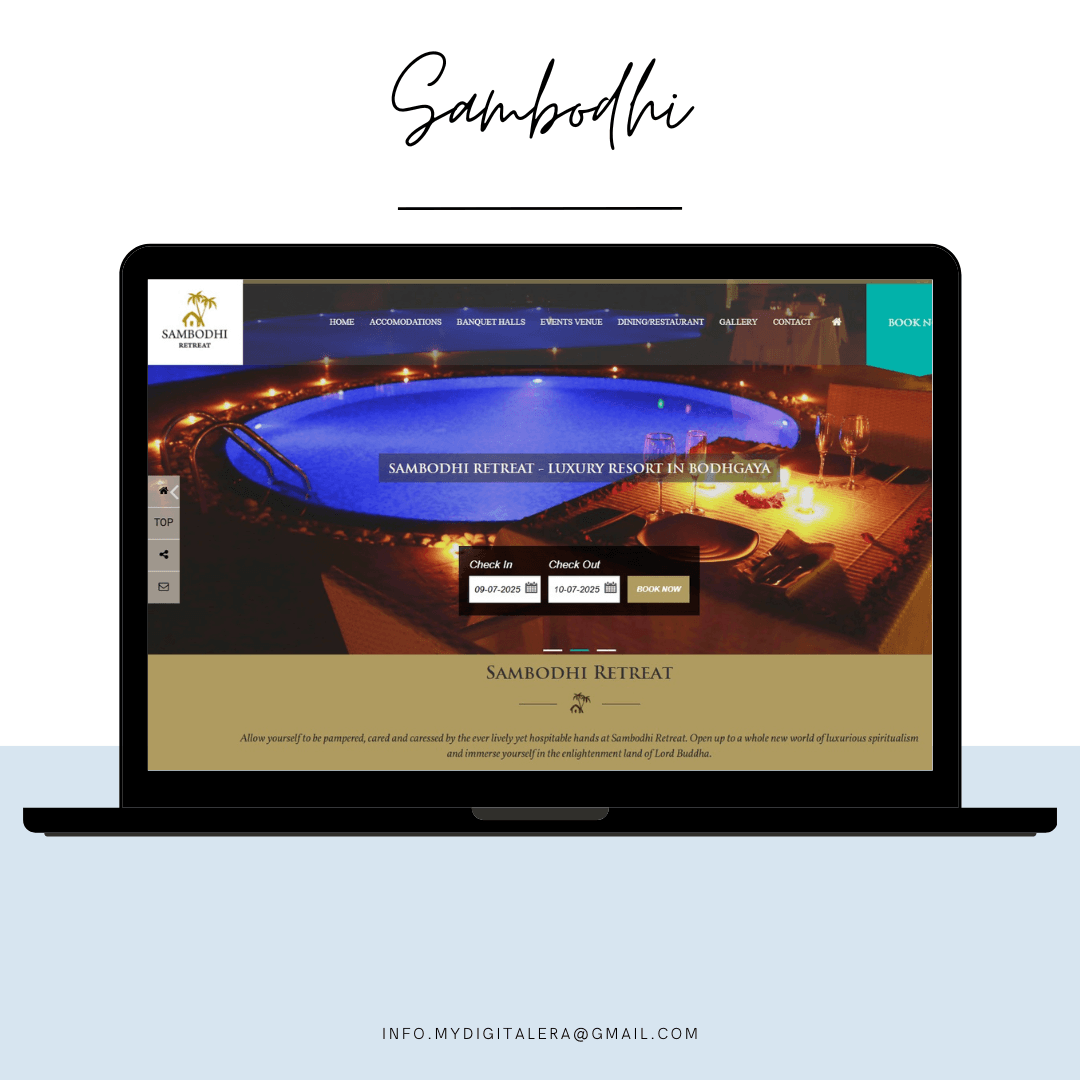 Sambodhi Retreat website preview