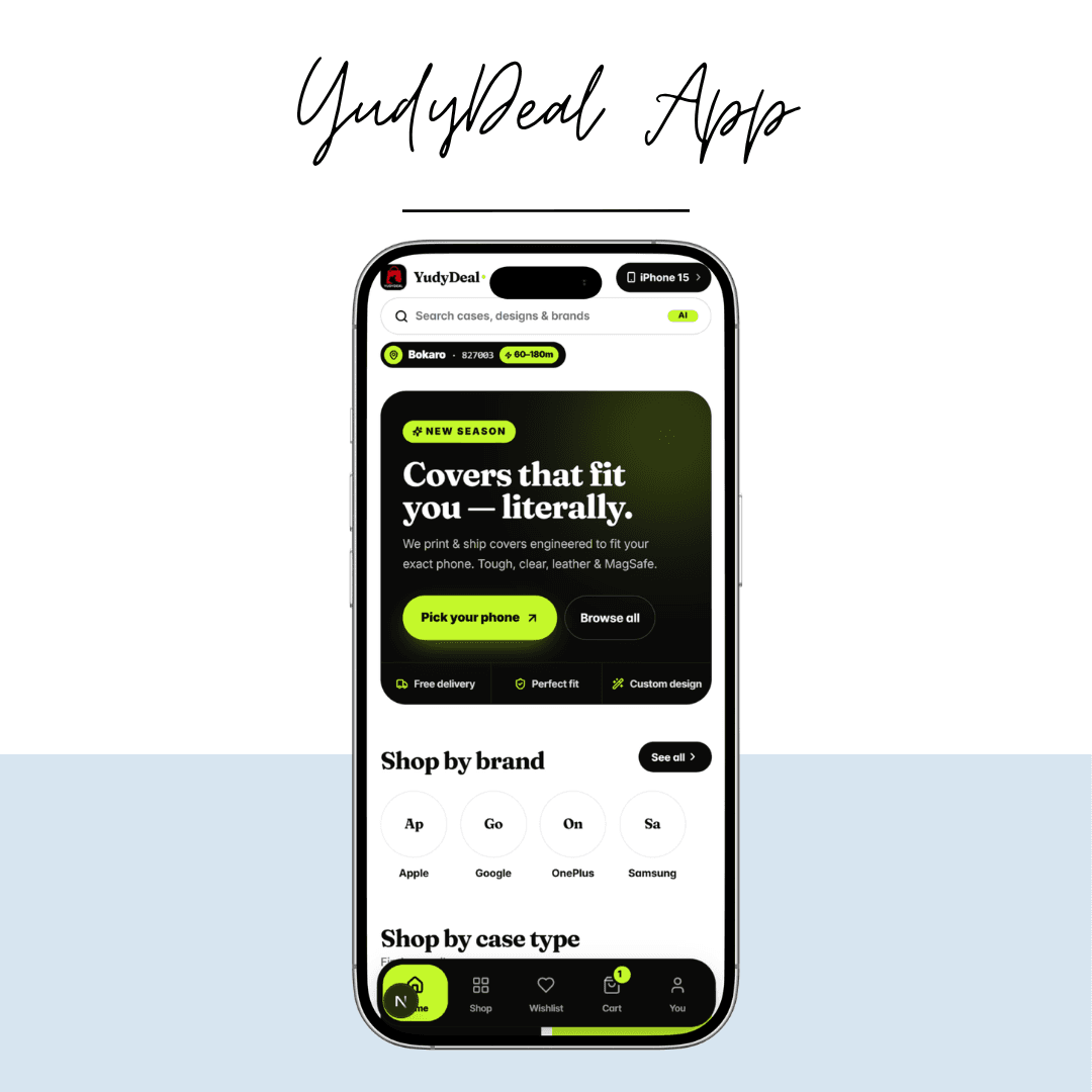 Yudy Deal IN website preview